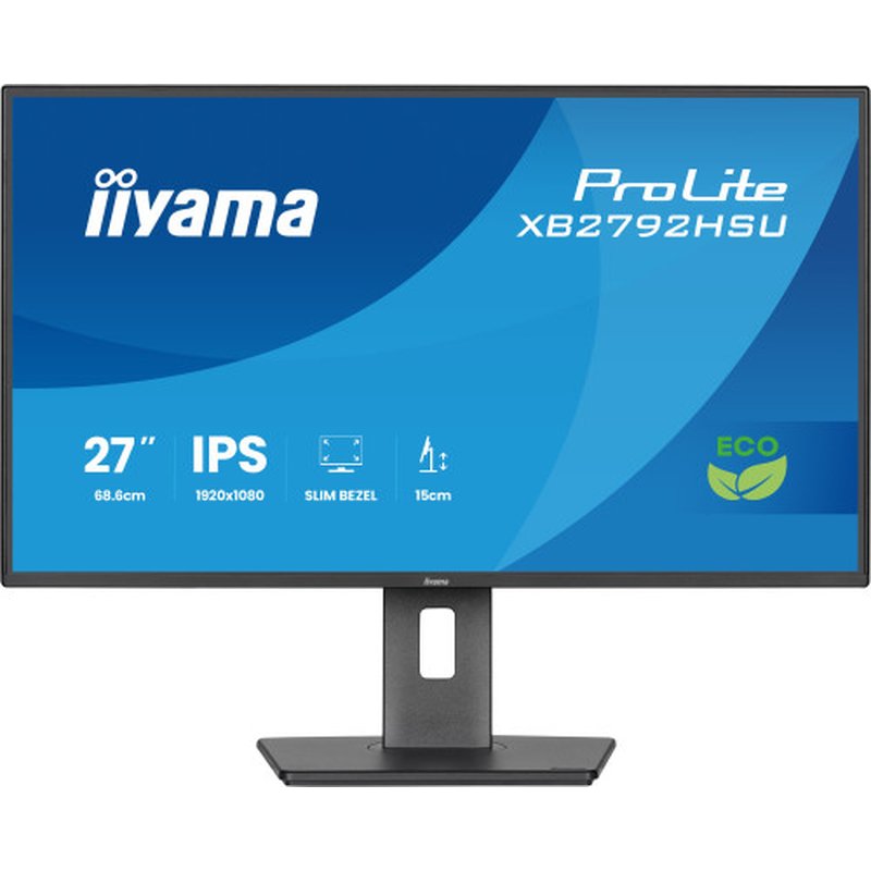 iiyama ProLite XB2792HSU-B1 pantalla para PC 68,6 cm (27") 1920 x 1080 Pixeles Full HD LED Negro
