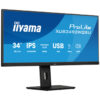 iiyama ProLite XUB3493WQSU-B6 pantalla para PC 86,4 cm (34") 3440 x 1440 Pixeles UltraWide Quad HD LED Negro
