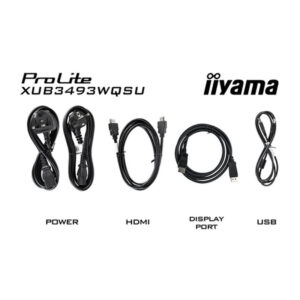 iiyama ProLite XUB3493WQSU-B6 pantalla para PC 86,4 cm (34") 3440 x 1440 Pixeles UltraWide Quad HD LED Negro