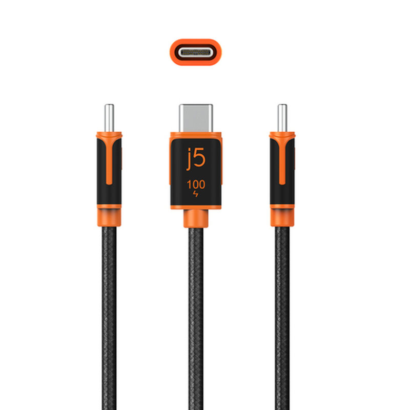 j5create Cable USB-C® 100W de Sincronización y Carga (JUCX25L30) j5create Cable USB-C® 100W de Sincronización y Carga (JUCX25L30) - Imagen 4