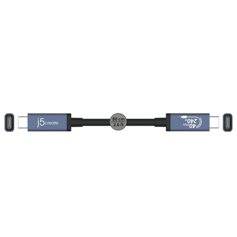 j5create Cable USB Tipo-C® de 40 Gbps y 240 W - Imagen 4