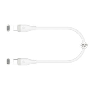 j5create Cable de carga rápida USB-C® 60W de silicona líquida