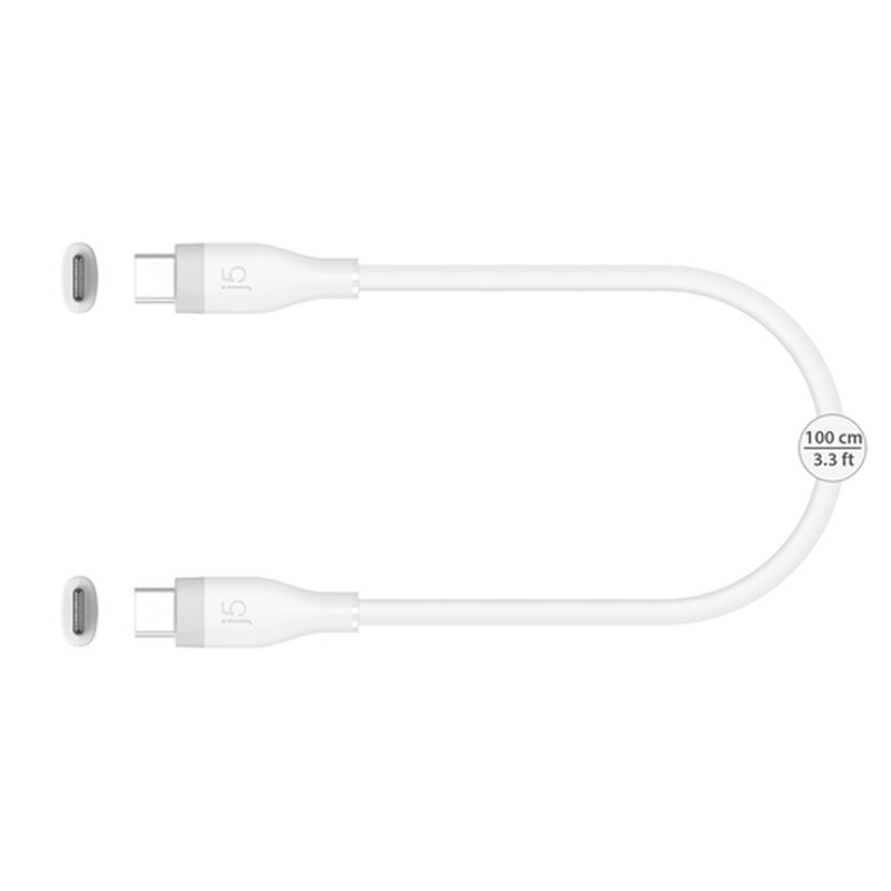 j5create Cable de carga rápida USB-C® 60W de silicona líquida - Imagen 2