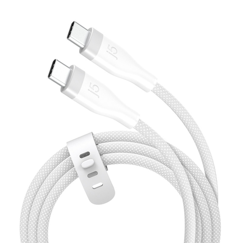 j5create Cable de carga rápida de doble trenzado ultrasuave USB-C® 60W