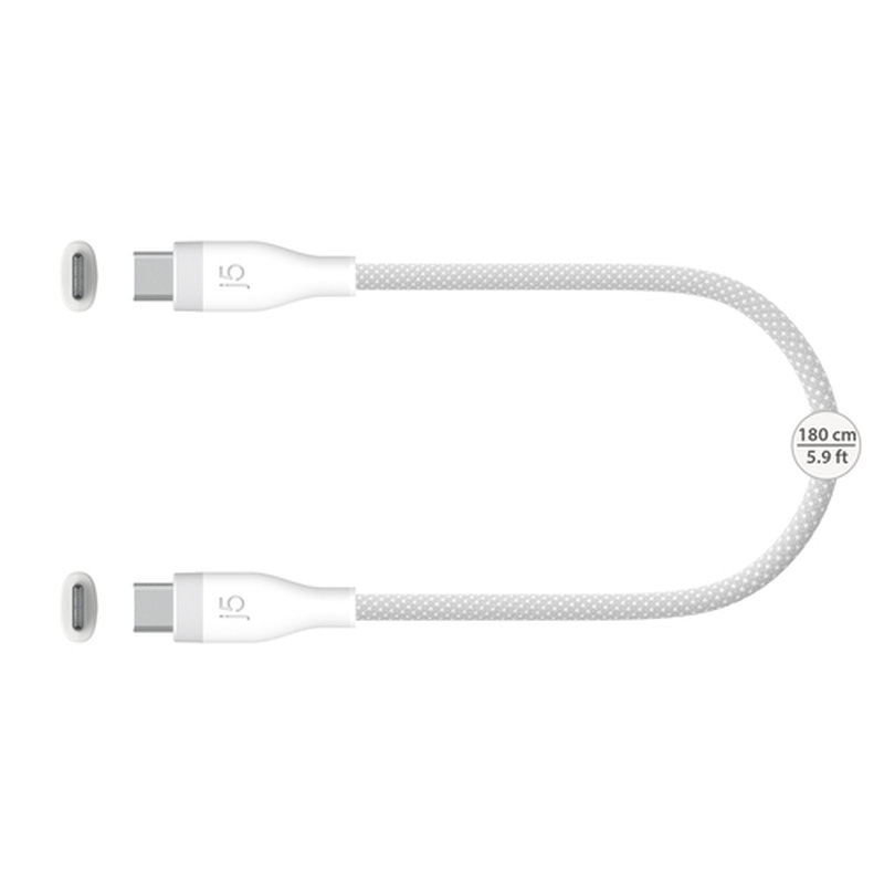 j5create Cable de carga rápida de doble trenzado ultrasuave USB-C® 60W - Imagen 2