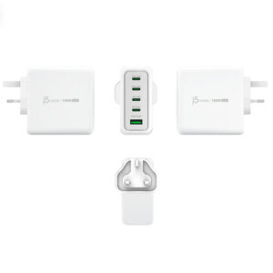 j5create Cargador GaN USB-C® de 5 puertos y 100 W j5create Cargador GaN USB-C® de 5 puertos y 100 W