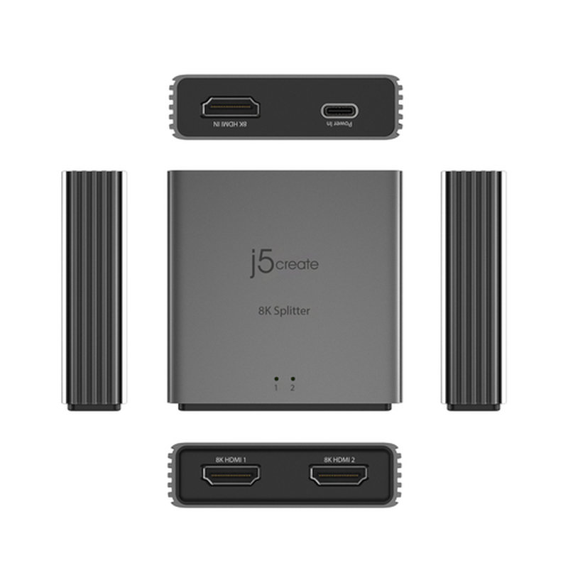 j5create Divisor HDMI™ 2.1 8K de 2 Vías j5create Divisor HDMI™ 2.1 8K de 2 Vías - Imagen 3