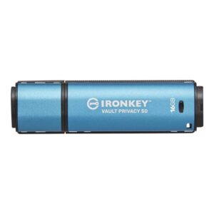 Kingston Technology IronKey Vault Privacy 50 unidad flash USB 16 GB USB tipo A 3.2 Gen 1 (3.1 Gen 1) Negro, Azul