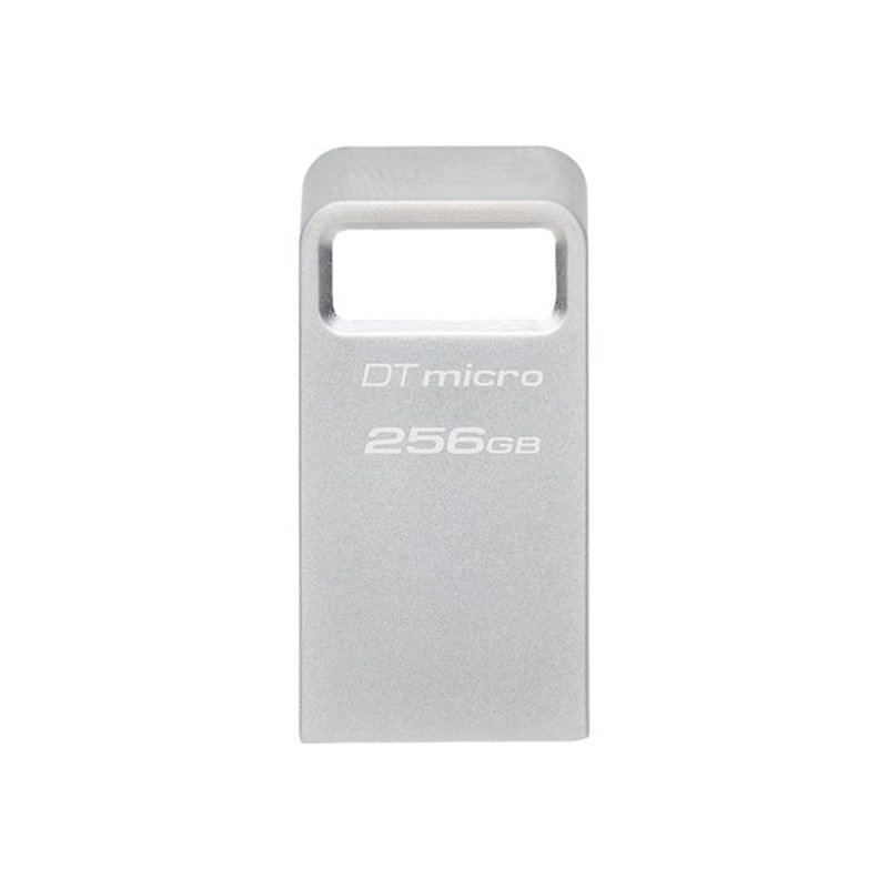 Kingston Technology DataTraveler Micro unidad flash USB 256 GB USB tipo A 3.2 Gen 1 (3.1 Gen 1) Plata Kingston Technology DataTraveler Micro unidad flash USB 256 GB USB tipo A 3.2 Gen 1 (3.1 Gen 1) Plata