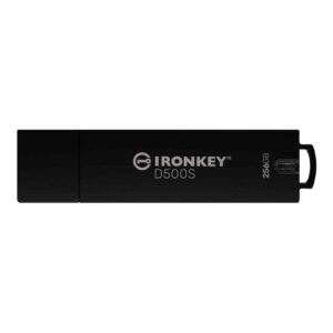 Kingston Technology IronKey D500S unidad flash USB 256 GB USB tipo A 3.2 Gen 1 (3.1 Gen 1) Negro