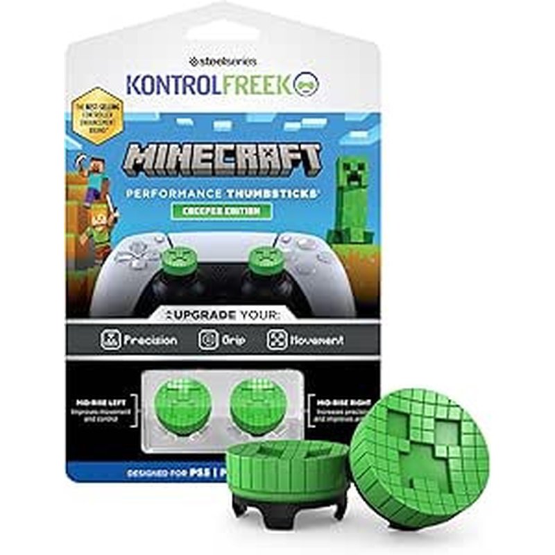 ACCESORIO GAMEPAD KONTROLFREEK BY STEELSERIES Minecraft Creeper PS5 Kit 2200-PS5