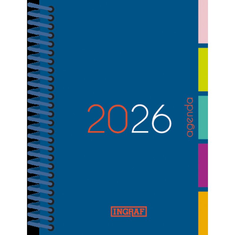 AGENDA 2026 MEDITERRANEO D/P 15x21 COLORES SURTIDOS CASTELLANO INGRAF 356430