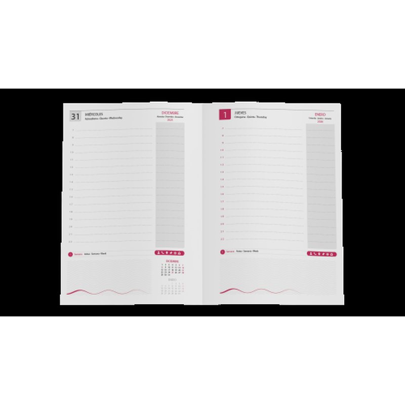 AGENDA 2026 MEDITERRANEO D/P 15x21 COLORES SURTIDOS CASTELLANO INGRAF 356430 - Imagen 3