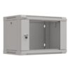 ARMARIO LANBERG MURAL RACK 19" 6U 540X350 FLAT PACK GRIS PUERTA CRISTAL