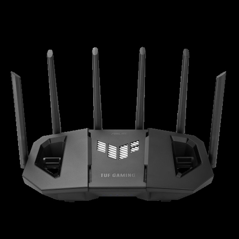 ASUS 90IG0A30-MO9C00 router inalámbrico 2.5 Gigabit Ethernet Tribanda (2.4 GHz / 5 GHz / 6 GHz) Negro