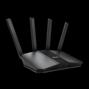 ASUS RT-BE55 router inalámbrico 2.5 Gigabit Ethernet Doble banda (2,4 GHz / 5 GHz) Negro ASUS RT-BE55 router inalámbrico 2.5 Gigabit Ethernet Doble banda (2,4 GHz / 5 GHz) Negro