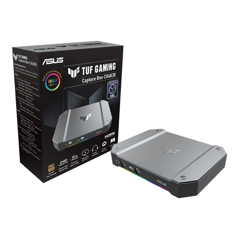 ASUS TUF GAMING CAPTURE BOX-CU4K30 dispositivo para capturar video USB 3.2 Gen 1 (3.1 Gen 1) ASUS TUF GAMING CAPTURE BOX-CU4K30 dispositivo para capturar video USB 3.2 Gen 1 (3.1 Gen 1) - Imagen 4