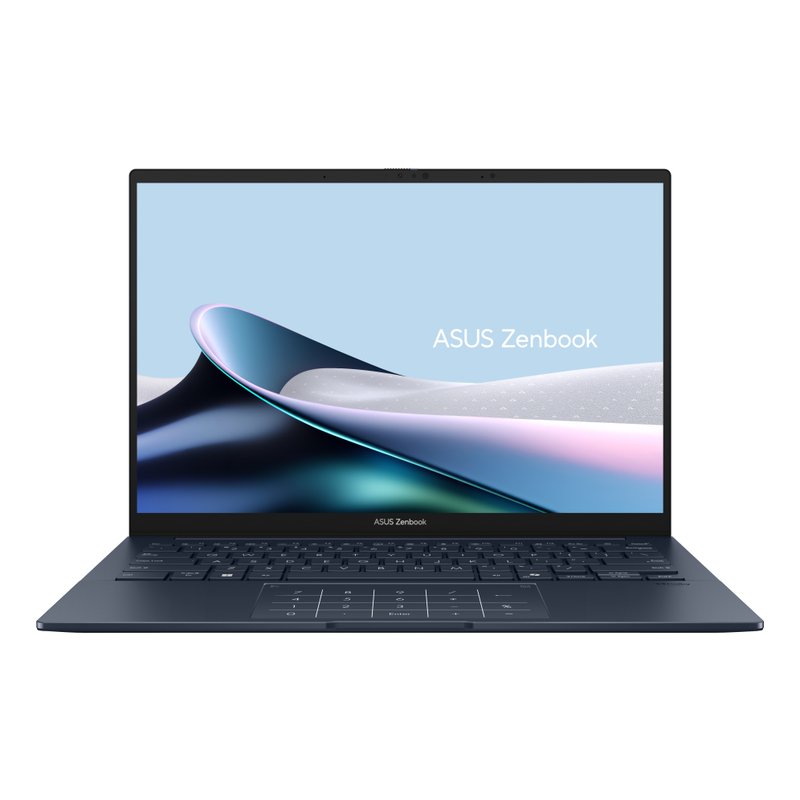 ASUS Zenbook 14 OLED UX3405CA-PZ284W - Ordenador Portátil 14" WQXGA+ 120Hz (Intel Core Ultra 7 255H, 16GB RAM, 1TB SSD, Arc 140T, Windows 11 Home) Azul Ponder - Teclado QWERTY español