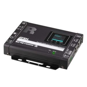 ATEN PREMIUM MODEL (CONSULTAR) TRUE 4K HDMI OVER IP RECEIVER WITH POE, USB PERIPHERAL SUPPORT AND IR / RS-232 / ETHERNET (WEBGUI) CONTROL AND DAISY-CHAINABLE (VE8962R-AT-G)