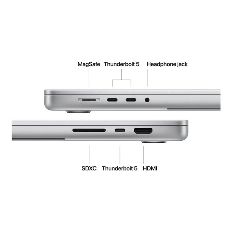 MBP 16 Silver/14C/20C GPU/48GB/512G MBP 16 Silver/14C/20C GPU/48GB/512G - Imagen 4