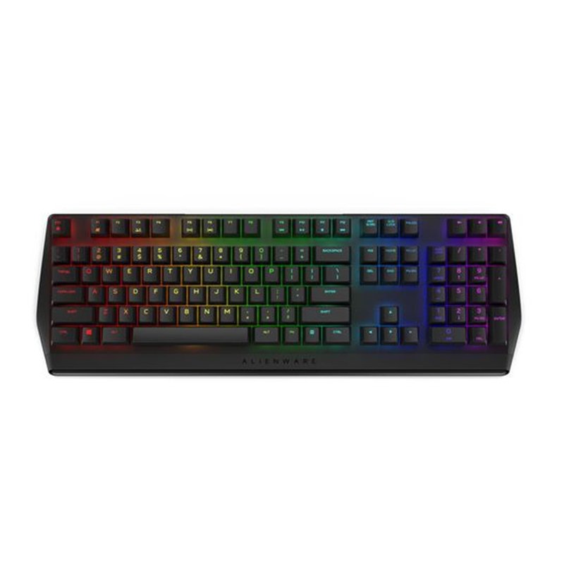 Alienware AW410K teclado USB QZERTY Internacional de EE.UU. Negro