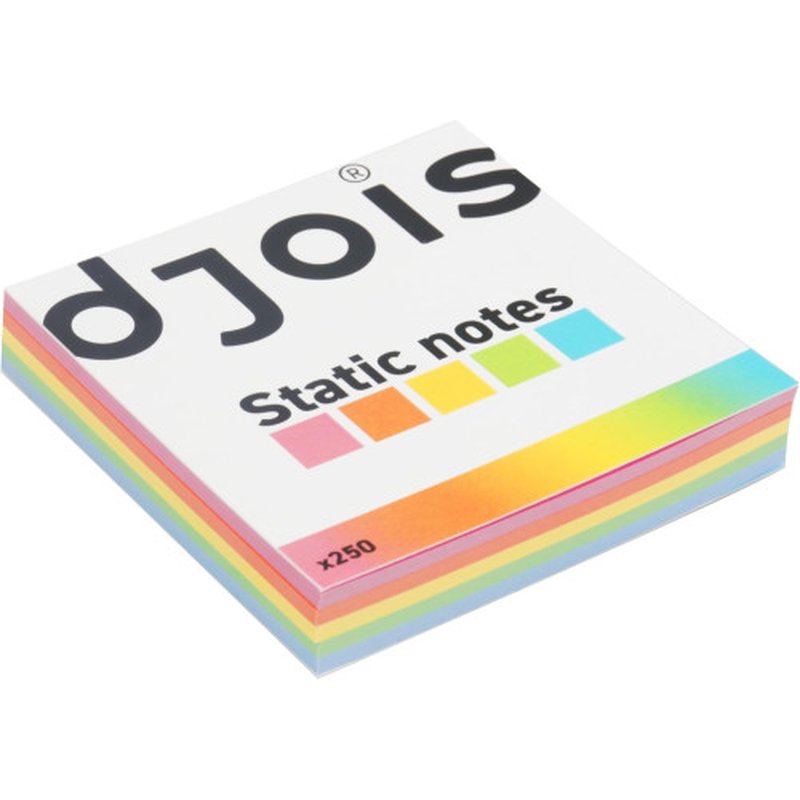 BLOC 250 NOTAS ELECTROSTÁTICAS (S) 75X75MM. 5 COLORES SURTIDOS TARIFOLD 200610