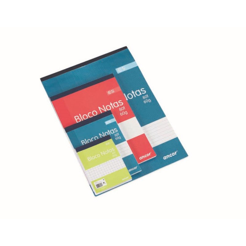 BLOC DE NOTAS ENCOLADO 80H 60G A4 RAYADO HORIZONTAL PA20BLNCSTA4P0001 ANCOR 088518 - Imagen 2