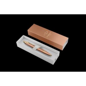 BOLIGRAFO ROLLER ACABADO NARANJA PUNTA MEDIA + ESTUCHE REGALO PARKER 2203902