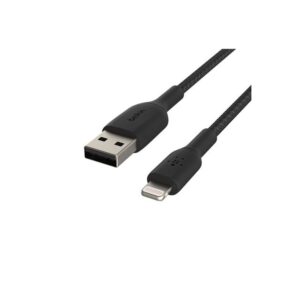 Belkin CAA002BT1MBK cable de conector Lightning 1 m Negro