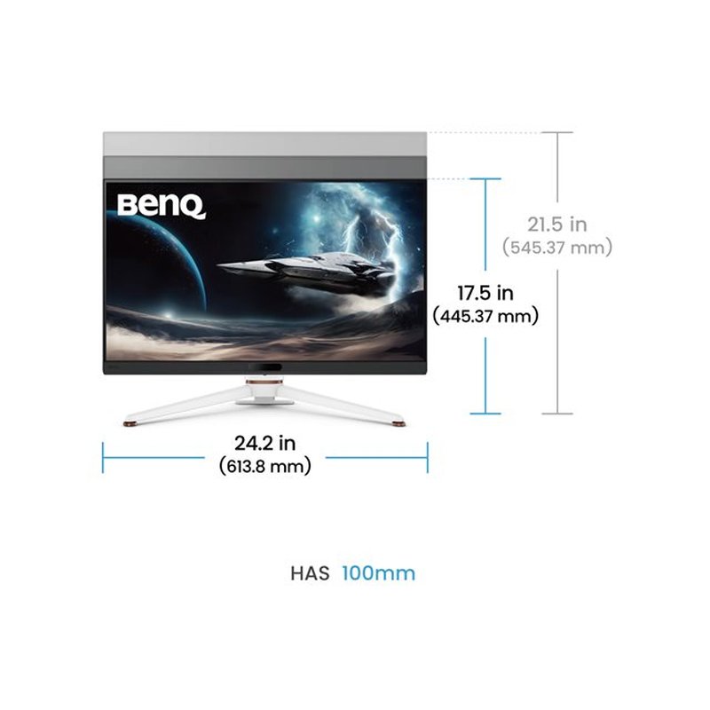 BenQ EX271Q MOBIUZ pantalla para PC 68,6 cm (27") 2560 x 1440 Pixeles Quad HD LED Negro, Blanco - Imagen 10