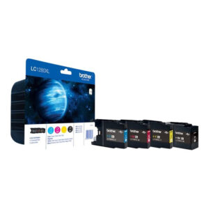Brother LC1280XLVALBP cartucho de tinta 4 pieza(s) Original Negro, Cian, Magenta, Amarillo