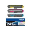 Brother TN-241CMY cartucho de tóner 3 pieza(s) Original Cian, Magenta, Amarillo