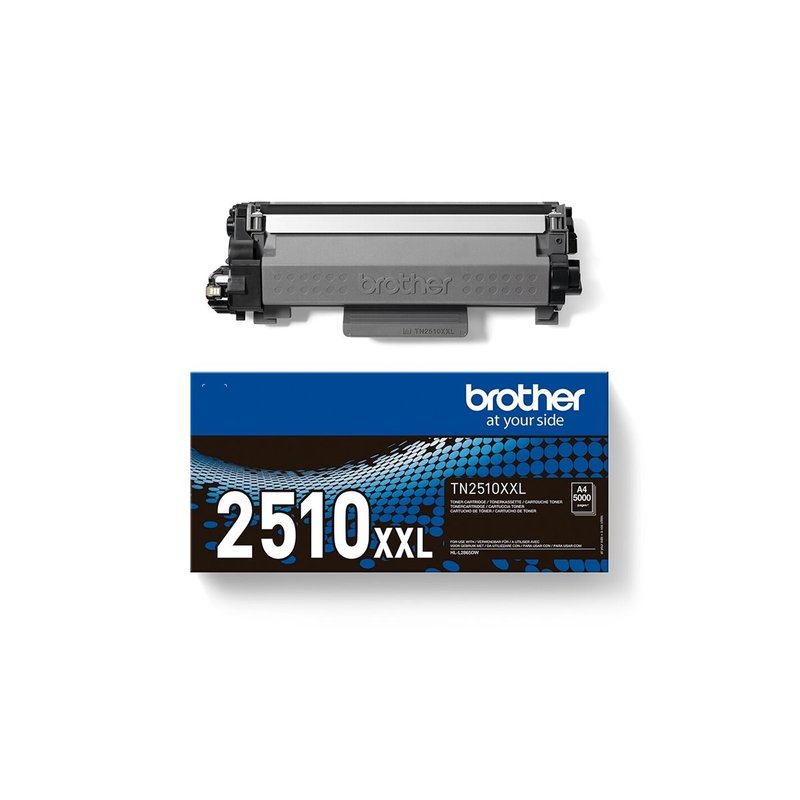 Brother TN2510XXL cartucho de tóner 1 pieza(s) Original Negro