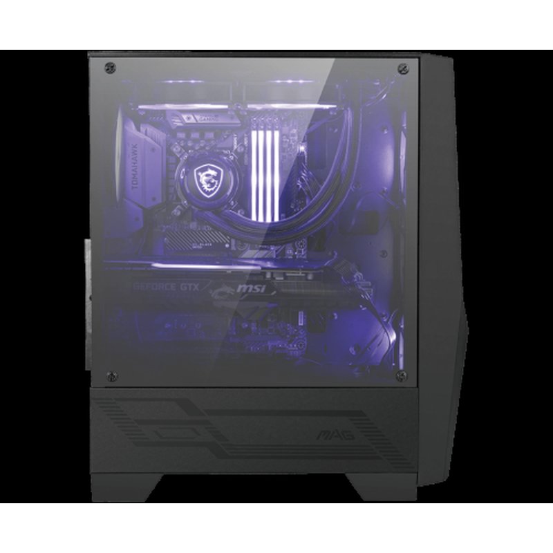 CAJA GAMING MSI MAG FORGE 100M ATX 2XUSB3.2 RGB NEGRO - Imagen 2