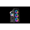 CAJA MEDIATORRE ATX NOX HUMMER TGM RAINBOW RGB BLACK