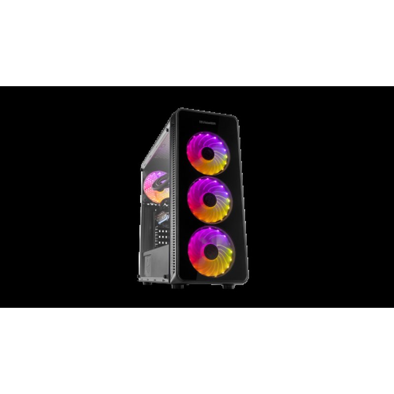 CAJA MEDIATORRE ATX NOX HUMMER TGM RAINBOW RGB BLACK - Imagen 25