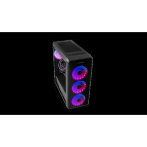 CAJA MEDIATORRE ATX NOX HUMMER TGM RAINBOW RGB BLACK