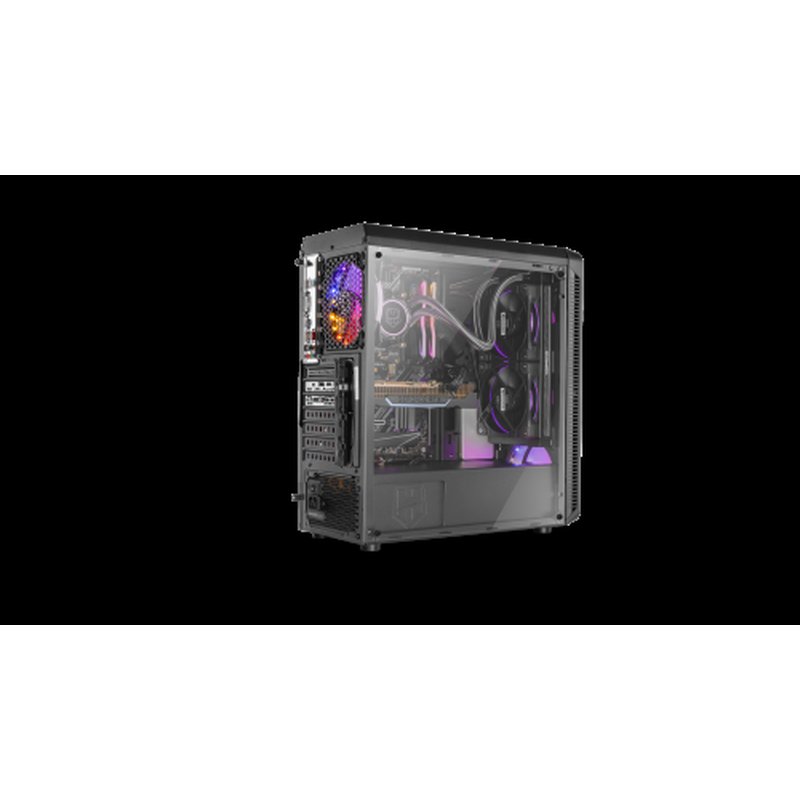 CAJA MEDIATORRE ATX NOX HUMMER TGM RAINBOW RGB BLACK - Imagen 30