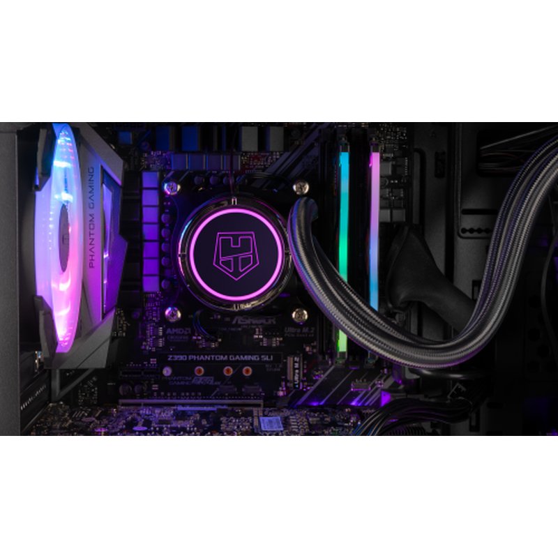 CAJA MEDIATORRE ATX NOX HUMMER TGM RAINBOW RGB BLACK - Imagen 36