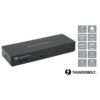 Conceptronic DONN30B base para portátil y replicador de puertos Alámbrico Thunderbolt 4 Negro