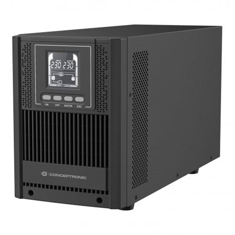 Conceptronic ZEUS52E2K sistema de alimentación ininterrumpida (UPS) Doble conversión (en línea) 2 kVA 1800 W 6 salidas AC