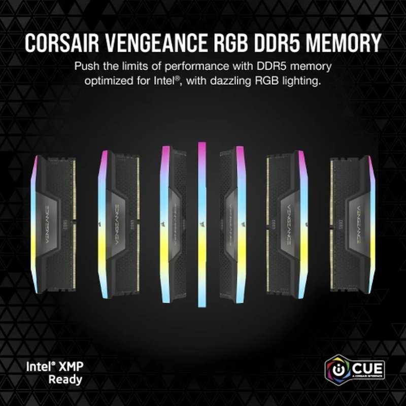 Corsair DDR5 Vengeance RGB 96GB 4-Kit Corsair DDR5 Vengeance RGB 96GB 4-Kit - Imagen 2
