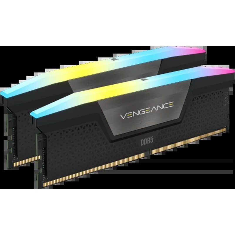 Corsair Vengeance RGB CMH128GX5M2D6000C40 módulo de memoria 128 GB 2 x 64 GB DDR5 6000 MT/s Corsair Vengeance RGB CMH128GX5M2D6000C40 módulo de memoria 128 GB 2 x 64 GB DDR5 6000 MT/s