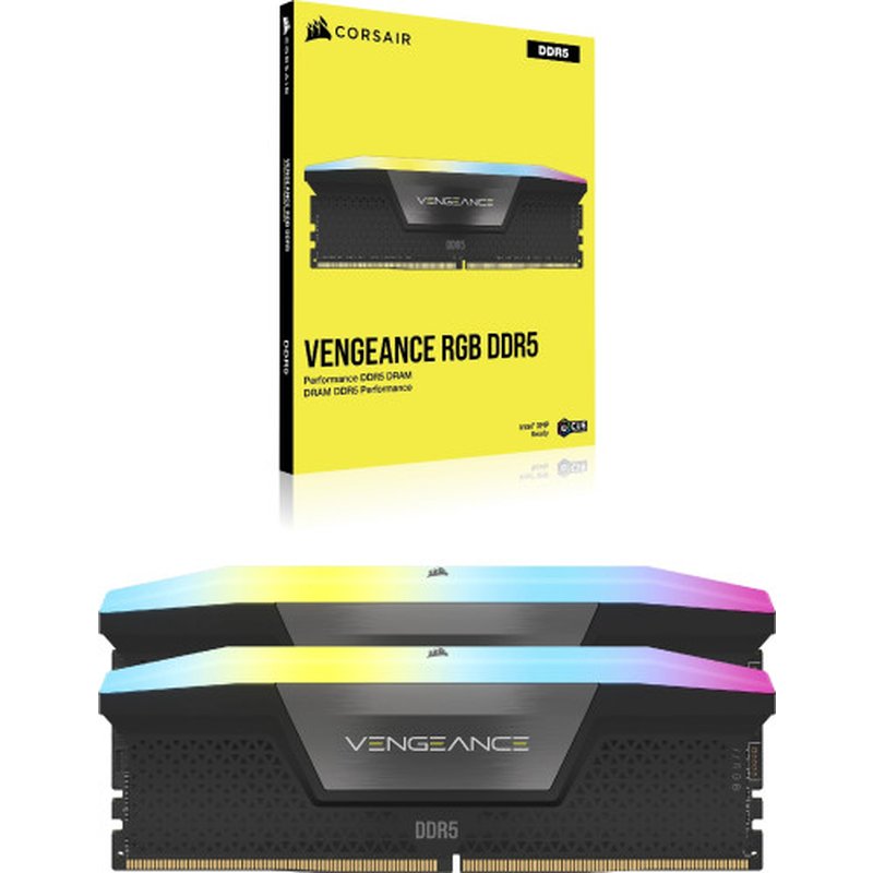 Corsair Vengeance RGB CMH32GX5M2B6000C36 módulo de memoria 32 GB 2 x 16 GB DDR5 6000 MHz - Imagen 5