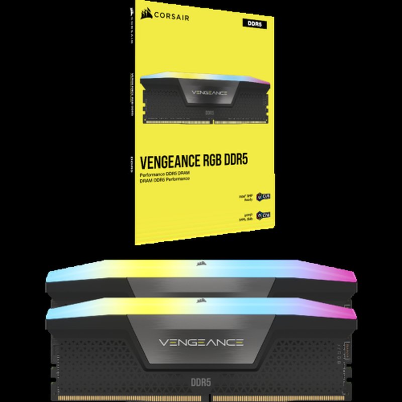 Corsair Vengeance RGB CMH48GX5M2B5600C40 módulo de memoria 48 GB 2 x 24 GB DDR5 5600 MHz - Imagen 6