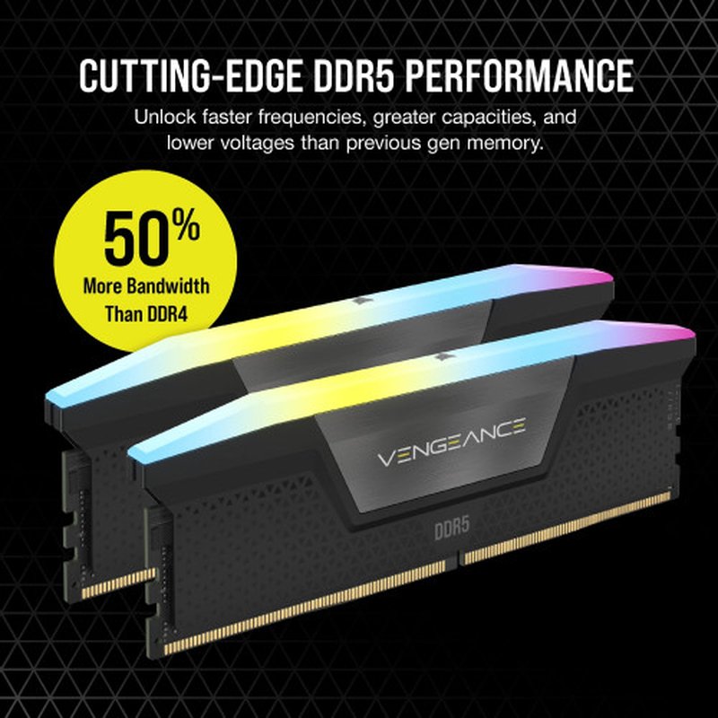 Corsair Vengeance RGB CMH48GX5M2B6000C30 módulo de memoria 48 GB 2 x 24 GB DDR5 6000 MHz - Imagen 7