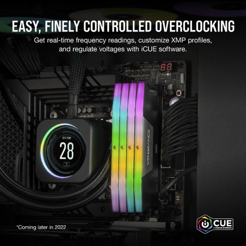 Corsair Vengeance RGB CMH48GX5M2B6000C30 módulo de memoria 48 GB 2 x 24 GB DDR5 6000 MHz - Imagen 9