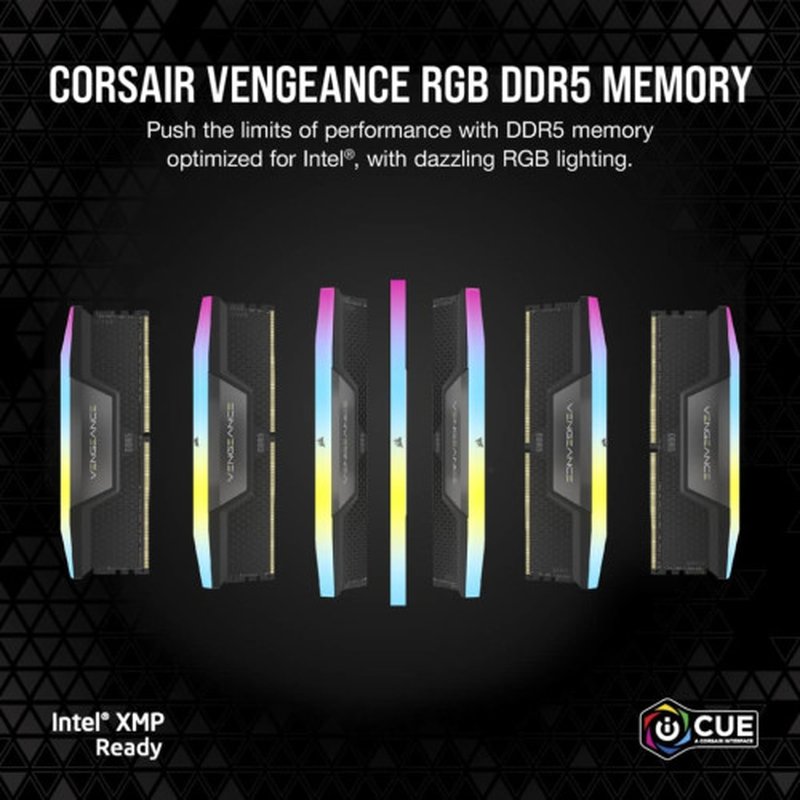 Corsair Vengeance RGB CMH48GX5M2B7200C36 módulo de memoria 48 GB 2 x 24 GB DDR5 7200 MHz - Imagen 6