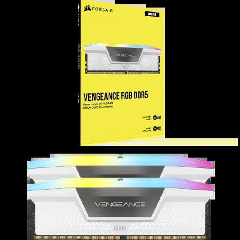 Corsair Vengeance RGB CMH64GX5M2B6000C30W módulo de memoria 64 GB 2 x 32 GB DDR5 6000 MHz - Imagen 2
