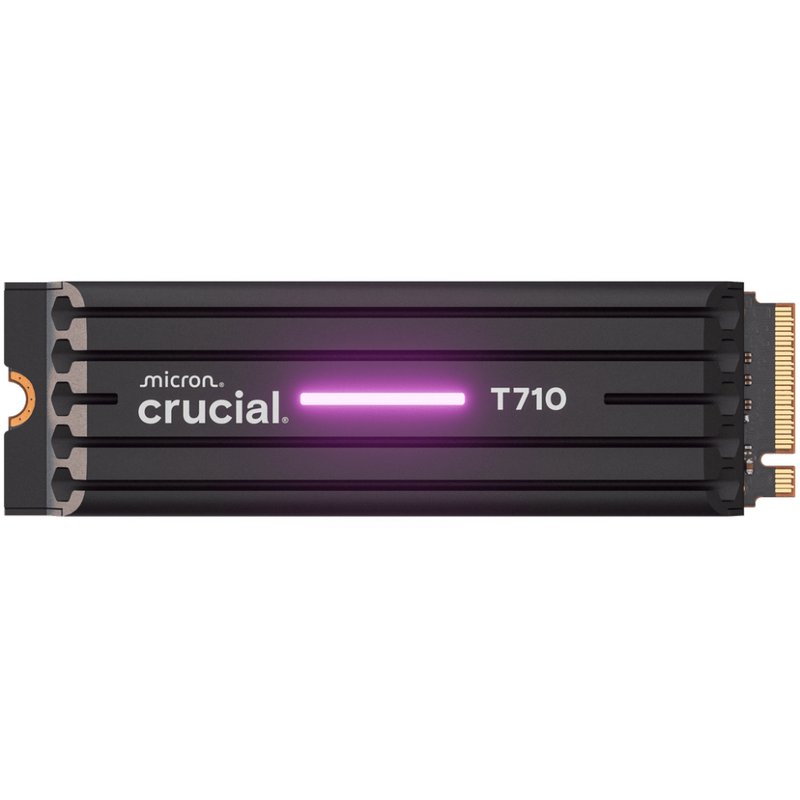 Crucial 2TB T710 SSD with heatsink Crucial 2TB T710 SSD with heatsink